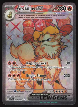 Arcanine ex - 224/198 - Ultra Rare - Scarlet & Violet - Pokemon Card - Image 1