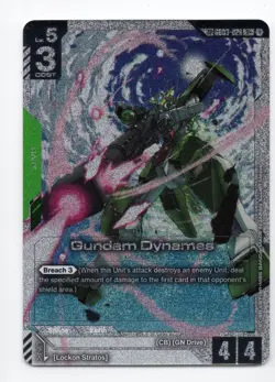 Gundam Card Game: Phantom Aria*Foil* Gundam Dynames (SP) (GD03-026) U+ - Image 1