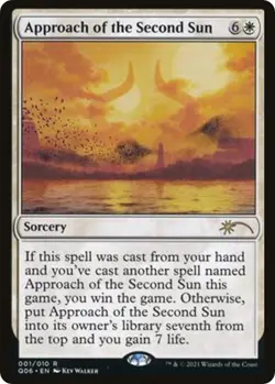 1x Approach of the Second Sun - Unique and Miscellaneous Promos NM - MTG - Image 1