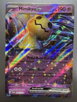 [NM] Mimikyu ex 006/SV-P | SUPER RARE Pokemon Promo Indonesia Reverse Holo - Image 1