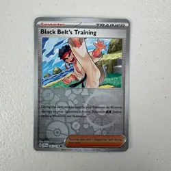 Pokemon TCG Black Belt's Training - 143/159 Common SV09: Journey Together NM - Image 1