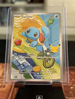 Pokemon Mega Evolution Promo Squirtle Black Star Promo #039 - Image 1