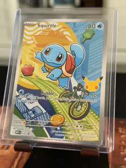 Pokemon Mega Evolution Promo Squirtle Black Star Promo #039 - Image 3