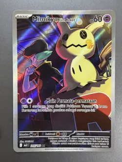 [NM] Team Rocket’s Mimikyu 205/193 AR/IR | Pokemon Indonesian Illustration Rare - Image 1