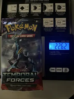 Heavy 22.62g Pokemon Sealed Temporal Forces Booster Pack - Image 1