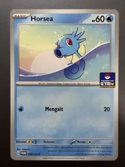 [NM] Horsea 081/SV-P | Pokemon Gym Asia Exclusive Promo Stamped Indonesia - Image 1