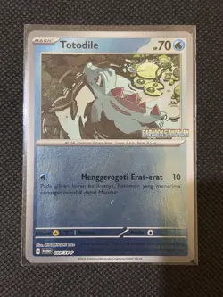 [NM] Totodile 099/SV-P | Pokemon Promo Scarlet & Violet Paradox Rift Indonesian - Image 2