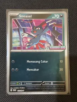 [NM] Sneasel 031/M-P Reverse Holo | Pokemon Promo Phantasmal Flames Indonesian - Image 2