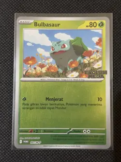 [NM] Bulbasaur 001/M-P Reverse Holo | Pokemon Promo Mega Evolution Indonesian - Image 2