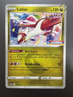 [NM] Latias 259/S-P | Limited Pokemon Promo Indomaret Stamped Indonesia - Image 1