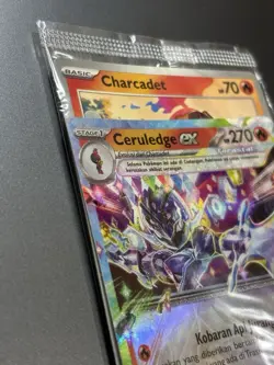 Ceruledge ex 186/SV-P & Charcadet 185/SV-P | Pokemon Promo Sealed Indonesia - Image 3