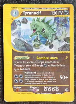Tyranocif 66/165 Expedition Carte Pokemon Fr Rare Non Holo - Image 1