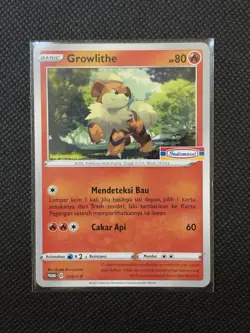 [NM] Growlithe 238/S-P | Pokemon Promo Indomaret Stamped Indonesian - Image 1