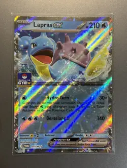 [NM] Lapras ex 014/M-P Reverse Holo | Pokemon Gym Asia Promo Stamped Indonesian - Image 1