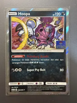 [NM] Hoopa 046/SM-P Reverse Holo | Pokemon Gym Asia Exclusive Promo Indonesian - Image 1
