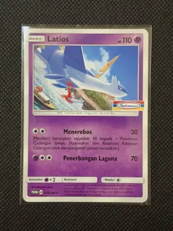 [NM] Latios 035/SM-P | Pokemon Promo Indomaret Stamped Indonesian - Image 1
