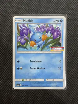 [NM] Mudkip 084/SM-P | Limited Pokemon Promo Indomaret Stamped Indonesian - Image 1