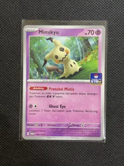 [NM] Mimikyu 134/SV-P Battle Prize | Pokemon Promo Gym Asia Exclusive Stamped - Image 1