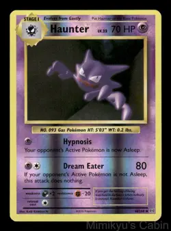 HAUNTER 48/108 UNCOMMON EVOLUTIONS POKEMON REVERSE HOLO MP - Image 1