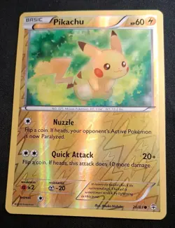 Pikachu 26/83 Generations Reverse Holo Pokemon TCG LP - Image 1