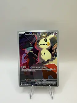 Team Rocket's Mimikyu 238/217 Illustration Rare Ascended Heroes Pokemon NM - Image 1