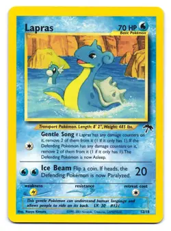 Lapras 12/18 Southern Islands Pokemon MP - Image 1