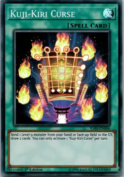 Yugioh Kuji-Kiri Curse IGAS-EN066 1st Edition Super Rare NM - Image 1