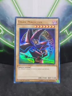 Yugioh Dark Magician (Arkana) YGLD-ENB02 Ultra Rare 1st Edition NM - Image 1