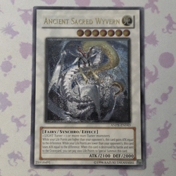 Konami Yu-Gi-Oh! Ancient Sacred Wyvern ANPR-EN043 UTR Holo 2100/2000 - Image 1