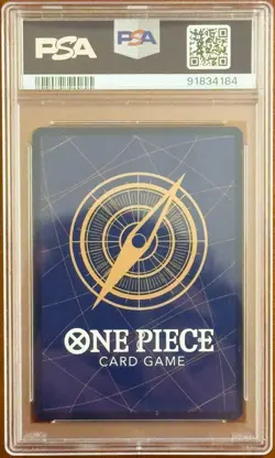 2023 ONE PIECE OP02-PARAMOUNT WAR ALTERNATE ART #062 MONKEY D. LUFFY PSA 10 - Image 2