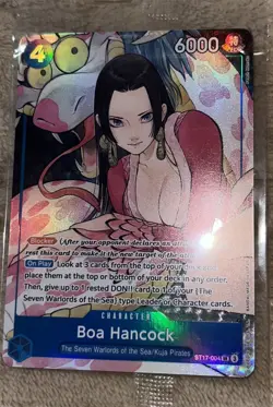Bandai One Piece CCG Boa Hancock Leader Character Foil ST17-001 English 6000 - Image 2