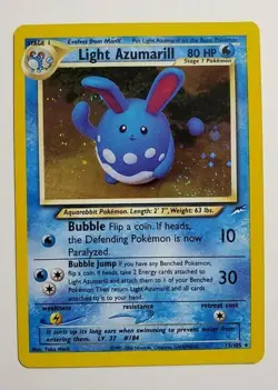 Light Azumarill 13/105 - HOLO NEAR MINT - Pokemon Neo Destiny - Image 1