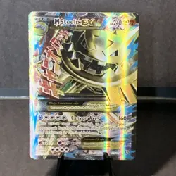 Pokemon TCG XY Steam Siege Mega M Steelix Full Art Ultra Rare EX 109/114 2016 LP - Image 1