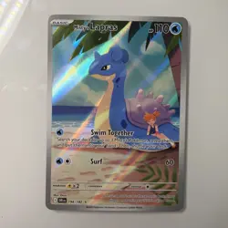 Pokemon Misty’s Lapras 194/182 Destined Rivals Full Art Illustration Rare NM - Image 1