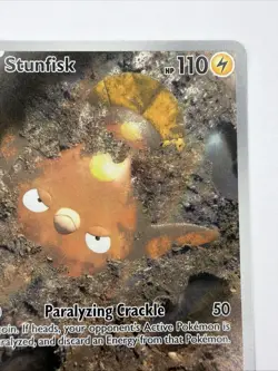 Pokemon Card TCG - Stunfisk 202/191 Illustration Rare Surging Sparks Near Mint - Image 2