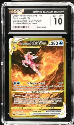 Origin Forme Palkia Vstar Galarian Gallery Crown Zenith GG67/GG70 Pokemon TCG CG - Image 1
