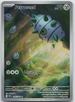Ferroseed Illustration Rare SV: White Flare 148/086 Pokemon TCG - Image 1