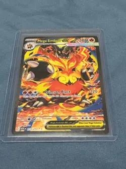 Mega Emboar ex Ascended Heroes 273/217 Special Illustration Rare Pokemon TCG NM - Image 1