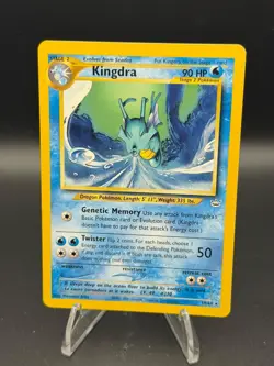 Kingdra 19/64 Rare Neo Revelation Pokemon Unlimited Moderately Played - Image 1