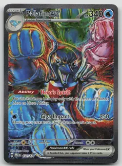 Pokemon Palafin ex 151/131 Sv Prismatic Evolutions SIR Holo EN NM - Image 1