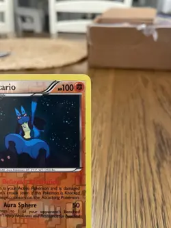 Pokemon TCG Lucario 80/113 Legendary Treasures Reverse Holo Rare 100 HP 2013 - Image 3