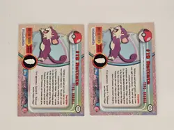 Rattata #19 HOLO FOIL RAYS Topps Pokemon Black Label - Image 2