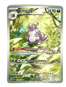 Nidoking 174/165 Illustration Rare 151 Pokemon Near Mint - Image 1