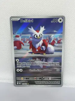 Delibird 152/132 Illustration Rare Mega Evolution Pokemon Near Mint - Image 1