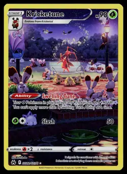 KRICKETUNE GG02/GG70 HOLO CROWN ZENITH GALARIAN GALLERY POKEMON NM - Image 1