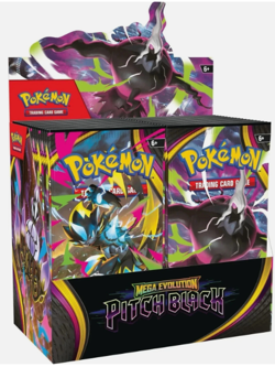 Pokemon TCG: Mega Evolution-Pitch Black Booster Display Box (36 Packs) — PRESALE - Image 1