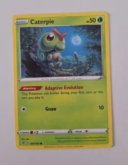 Caterpie 001/192 (Common). Pokemon Rebel Clash 2020 – Mint Condition - Image 1