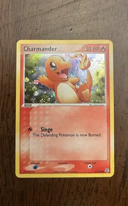 Pokemon Charmander 57/112 Reverse Holo EX FireRed LeafGreen 2004 Vintage LP - Image 1