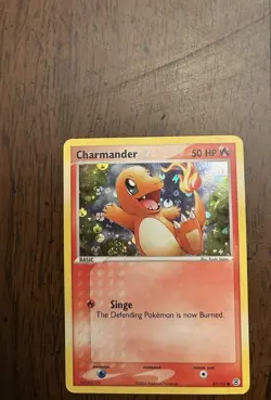 Pokemon Charmander 57/112 Reverse Holo EX FireRed LeafGreen 2004 Vintage LP - Image 2