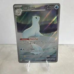 Pokemon TCG Dewgong Illustration Rare ME: Phantasmal Flames 097/094 - Image 1